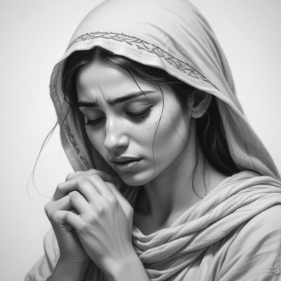 A raw but hopeful image of self-healing and emotional repair.