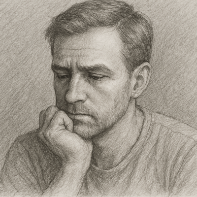 When Validation Becomes a Drug 7 Image representation of a man, reflecting the quiet struggle of seeking approval and the emotional fatigue of always trying to be “the good one.”
