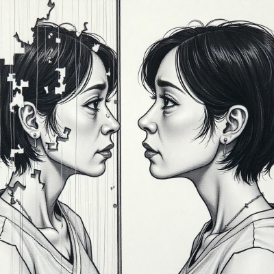 freepik a rough pencil sketch of a middleaged asian woman 25836 Why you're stuck in therapy? Why does it feel like therapy helps just enough to keep your head above water, but never quite lets you swim to shore?