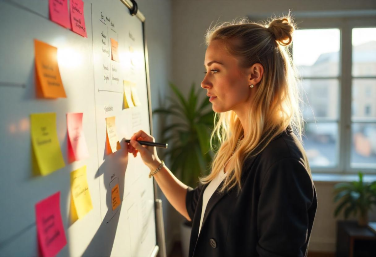 A time-starved entrepreneur sketching ideas, turning chaos into a book