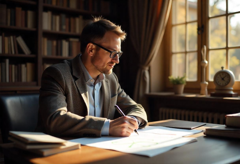 An author sees beyond the story, into strategy.