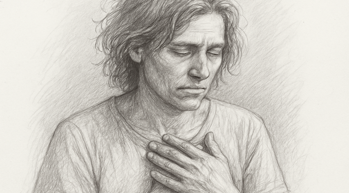 Why Sobriety Isn’t About Fixing Yourself—It’s About Finding Yourself 1 A quiet moment of self-connection, finding strength in vulnerability.