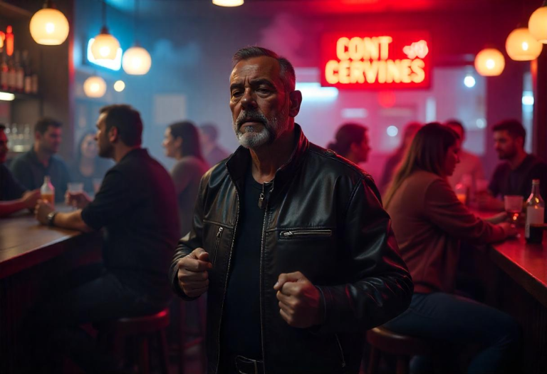 A person capturing the moment of surrender in the battle with alcohol cravings.